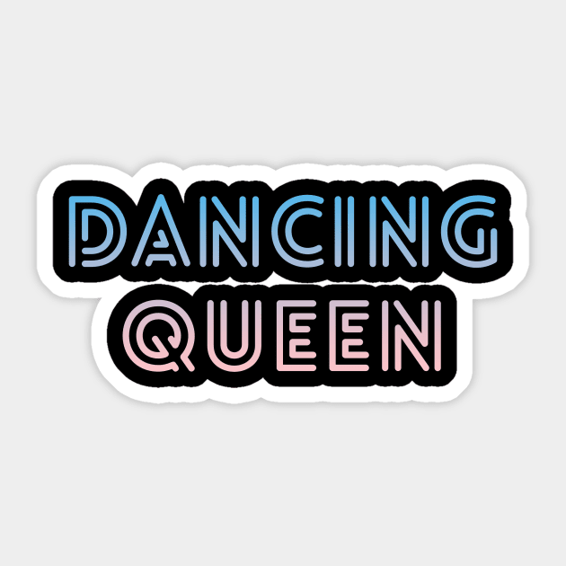 Dancing Queen Sticker by Silver Hawk